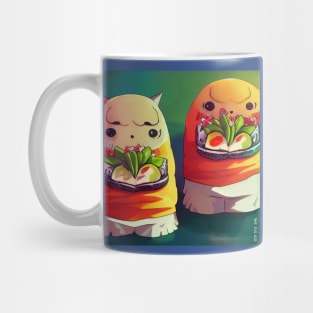 Kawaii Anime Sushi Mug